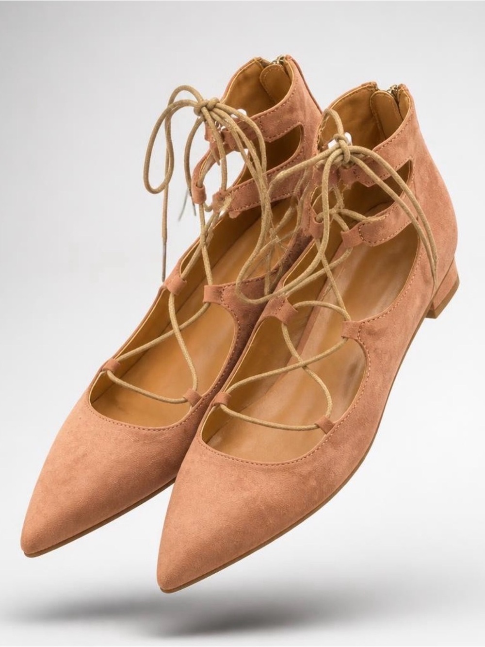 Report Suede Lace-Up Pointed Heels. New women’s size 8.5